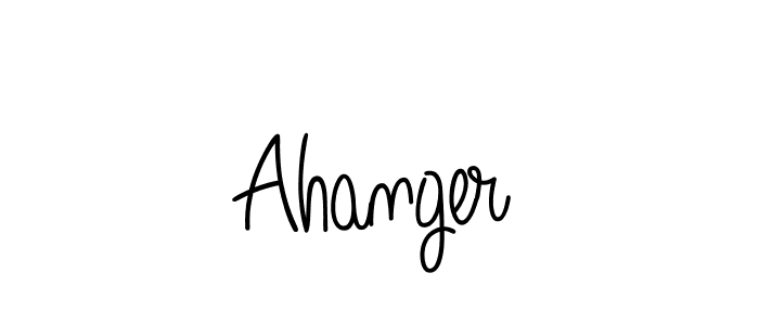 Ahanger stylish signature style. Best Handwritten Sign (Angelique-Rose-font-FFP) for my name. Handwritten Signature Collection Ideas for my name Ahanger. Ahanger signature style 5 images and pictures png