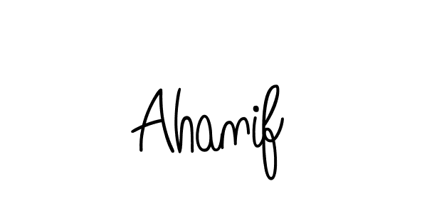 Create a beautiful signature design for name Ahanif. With this signature (Angelique-Rose-font-FFP) fonts, you can make a handwritten signature for free. Ahanif signature style 5 images and pictures png