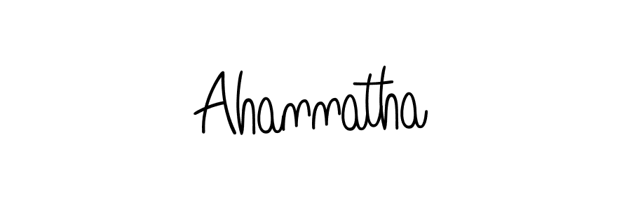 Make a beautiful signature design for name Ahannatha. Use this online signature maker to create a handwritten signature for free. Ahannatha signature style 5 images and pictures png