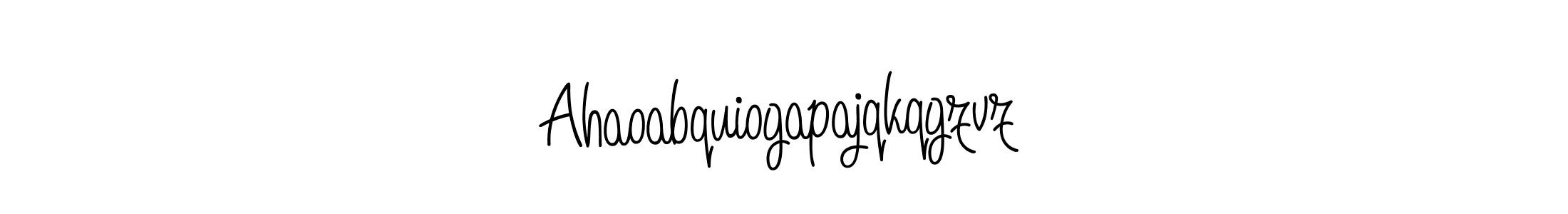 Make a beautiful signature design for name Ahaoabquiogapajqkqgzvz. Use this online signature maker to create a handwritten signature for free. Ahaoabquiogapajqkqgzvz signature style 5 images and pictures png