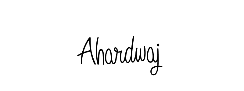 Make a beautiful signature design for name Ahardwaj. With this signature (Angelique-Rose-font-FFP) style, you can create a handwritten signature for free. Ahardwaj signature style 5 images and pictures png