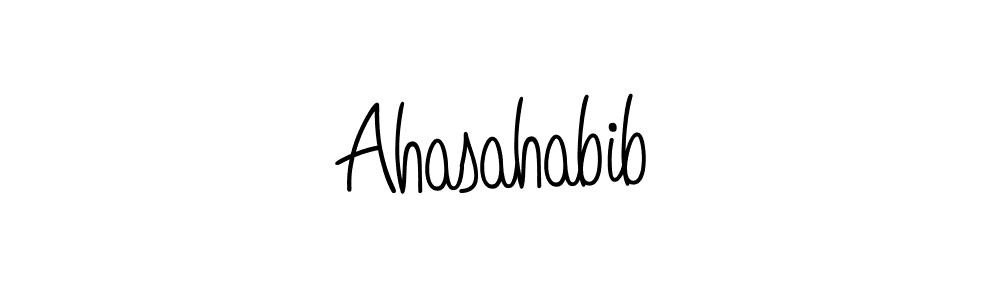Also we have Ahasahabib name is the best signature style. Create professional handwritten signature collection using Angelique-Rose-font-FFP autograph style. Ahasahabib signature style 5 images and pictures png