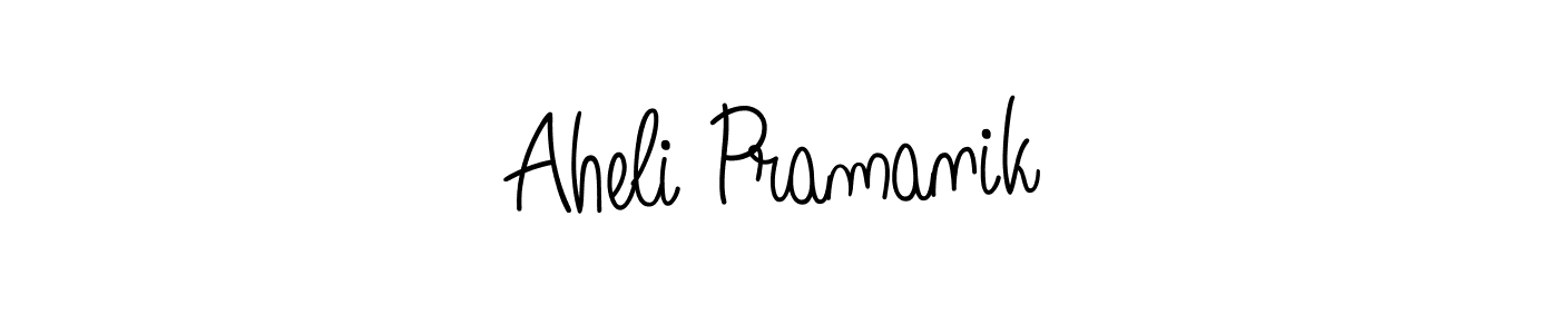 Create a beautiful signature design for name Aheli Pramanik. With this signature (Angelique-Rose-font-FFP) fonts, you can make a handwritten signature for free. Aheli Pramanik signature style 5 images and pictures png