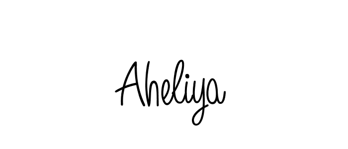 Aheliya stylish signature style. Best Handwritten Sign (Angelique-Rose-font-FFP) for my name. Handwritten Signature Collection Ideas for my name Aheliya. Aheliya signature style 5 images and pictures png