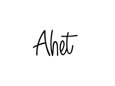 Make a beautiful signature design for name Ahet. With this signature (Angelique-Rose-font-FFP) style, you can create a handwritten signature for free. Ahet signature style 5 images and pictures png