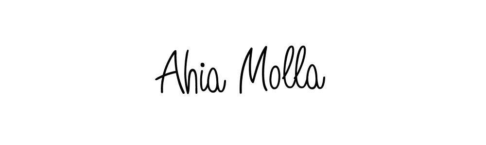 Once you've used our free online signature maker to create your best signature Angelique-Rose-font-FFP style, it's time to enjoy all of the benefits that Ahia Molla name signing documents. Ahia Molla signature style 5 images and pictures png