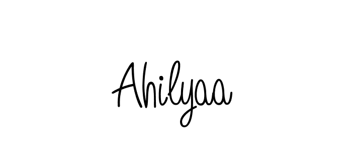 Best and Professional Signature Style for Ahilyaa. Angelique-Rose-font-FFP Best Signature Style Collection. Ahilyaa signature style 5 images and pictures png