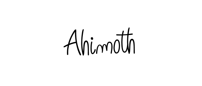 Ahimoth stylish signature style. Best Handwritten Sign (Angelique-Rose-font-FFP) for my name. Handwritten Signature Collection Ideas for my name Ahimoth. Ahimoth signature style 5 images and pictures png