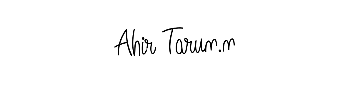 Create a beautiful signature design for name Ahir Tarun.n. With this signature (Angelique-Rose-font-FFP) fonts, you can make a handwritten signature for free. Ahir Tarun.n signature style 5 images and pictures png