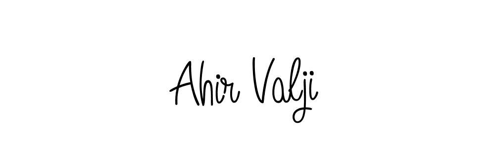 Check out images of Autograph of Ahir Valji name. Actor Ahir Valji Signature Style. Angelique-Rose-font-FFP is a professional sign style online. Ahir Valji signature style 5 images and pictures png