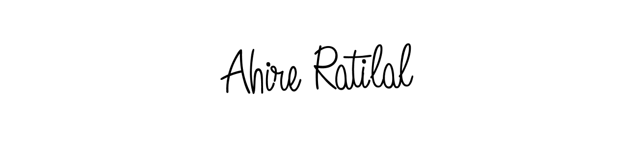 if you are searching for the best signature style for your name Ahire Ratilal. so please give up your signature search. here we have designed multiple signature styles  using Angelique-Rose-font-FFP. Ahire Ratilal signature style 5 images and pictures png