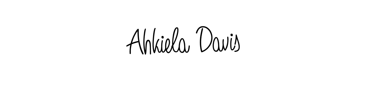 How to make Ahkiela Davis signature? Angelique-Rose-font-FFP is a professional autograph style. Create handwritten signature for Ahkiela Davis name. Ahkiela Davis signature style 5 images and pictures png