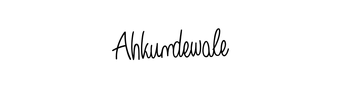 Ahkundewale stylish signature style. Best Handwritten Sign (Angelique-Rose-font-FFP) for my name. Handwritten Signature Collection Ideas for my name Ahkundewale. Ahkundewale signature style 5 images and pictures png