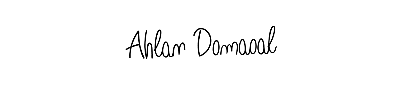 Here are the top 10 professional signature styles for the name Ahlan Domaoal. These are the best autograph styles you can use for your name. Ahlan Domaoal signature style 5 images and pictures png