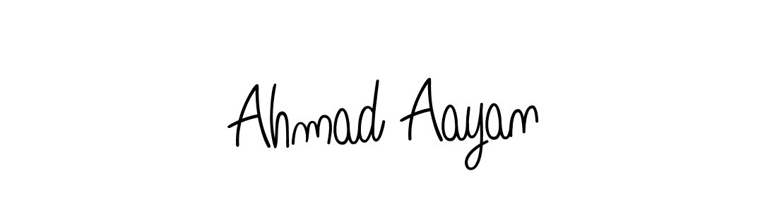 Design your own signature with our free online signature maker. With this signature software, you can create a handwritten (Angelique-Rose-font-FFP) signature for name Ahmad Aayan. Ahmad Aayan signature style 5 images and pictures png