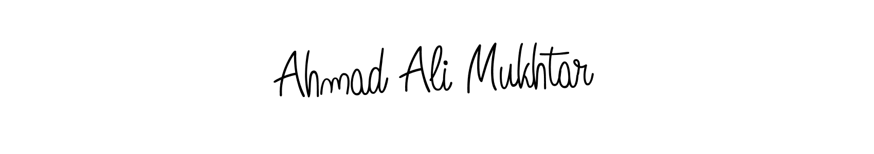 Also we have Ahmad Ali Mukhtar name is the best signature style. Create professional handwritten signature collection using Angelique-Rose-font-FFP autograph style. Ahmad Ali Mukhtar signature style 5 images and pictures png