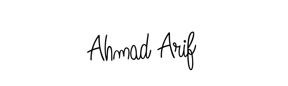 Use a signature maker to create a handwritten signature online. With this signature software, you can design (Angelique-Rose-font-FFP) your own signature for name Ahmad Arif. Ahmad Arif signature style 5 images and pictures png