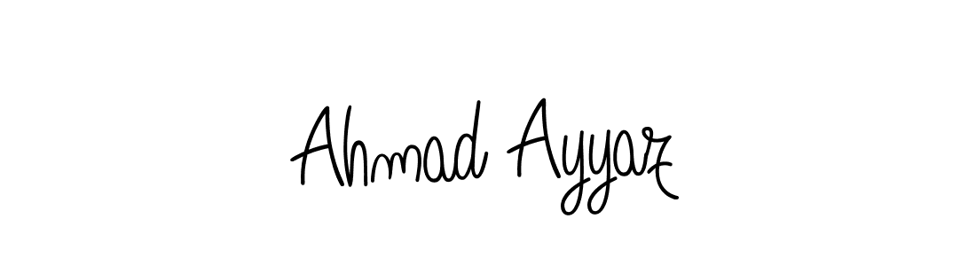Ahmad Ayyaz stylish signature style. Best Handwritten Sign (Angelique-Rose-font-FFP) for my name. Handwritten Signature Collection Ideas for my name Ahmad Ayyaz. Ahmad Ayyaz signature style 5 images and pictures png