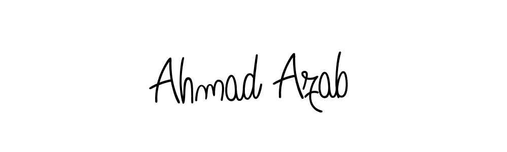 You can use this online signature creator to create a handwritten signature for the name Ahmad Azab. This is the best online autograph maker. Ahmad Azab signature style 5 images and pictures png