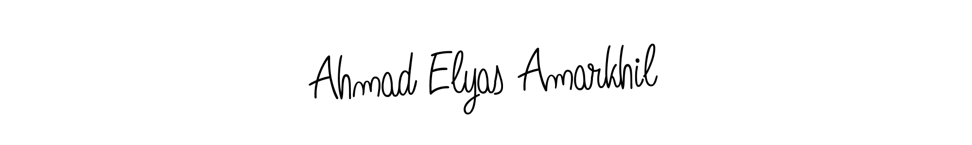 Make a beautiful signature design for name Ahmad Elyas Amarkhil. With this signature (Angelique-Rose-font-FFP) style, you can create a handwritten signature for free. Ahmad Elyas Amarkhil signature style 5 images and pictures png