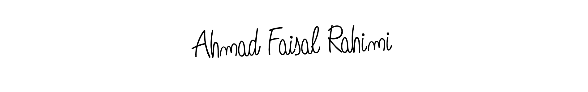 Make a short Ahmad Faisal Rahimi signature style. Manage your documents anywhere anytime using Angelique-Rose-font-FFP. Create and add eSignatures, submit forms, share and send files easily. Ahmad Faisal Rahimi signature style 5 images and pictures png