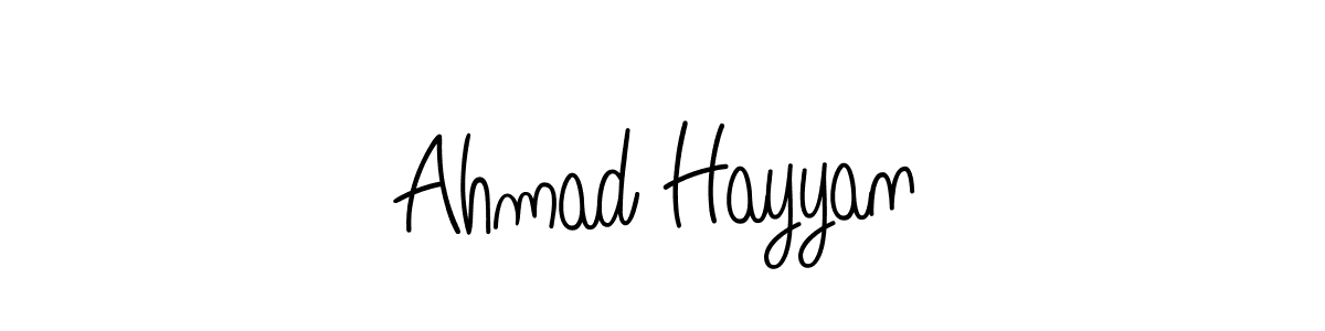 It looks lik you need a new signature style for name Ahmad Hayyan. Design unique handwritten (Angelique-Rose-font-FFP) signature with our free signature maker in just a few clicks. Ahmad Hayyan signature style 5 images and pictures png