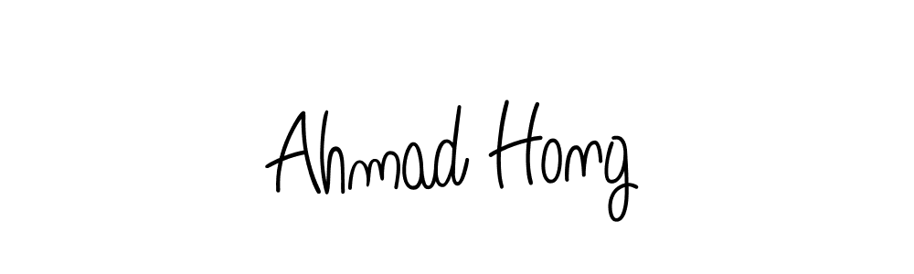 This is the best signature style for the Ahmad Hong name. Also you like these signature font (Angelique-Rose-font-FFP). Mix name signature. Ahmad Hong signature style 5 images and pictures png