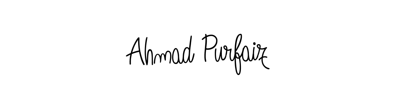 Make a short Ahmad Purfaiz signature style. Manage your documents anywhere anytime using Angelique-Rose-font-FFP. Create and add eSignatures, submit forms, share and send files easily. Ahmad Purfaiz signature style 5 images and pictures png