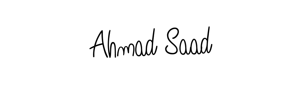 Create a beautiful signature design for name Ahmad Saad. With this signature (Angelique-Rose-font-FFP) fonts, you can make a handwritten signature for free. Ahmad Saad signature style 5 images and pictures png