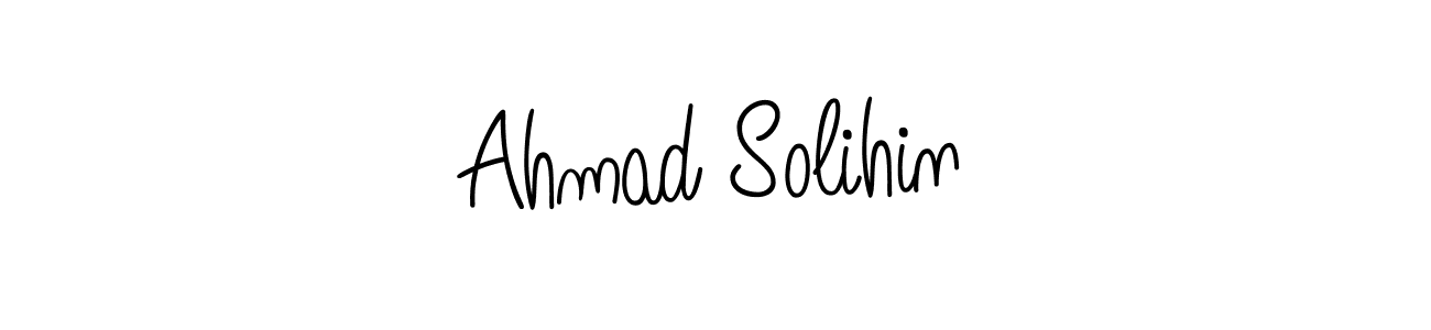 Also we have Ahmad Solihin name is the best signature style. Create professional handwritten signature collection using Angelique-Rose-font-FFP autograph style. Ahmad Solihin signature style 5 images and pictures png
