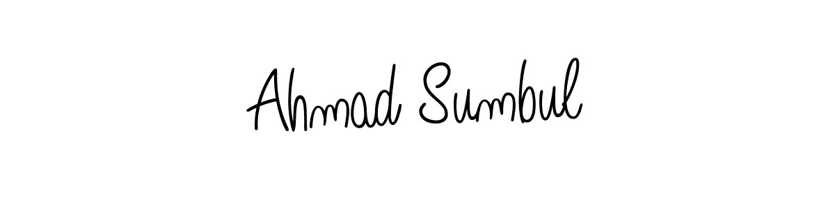 if you are searching for the best signature style for your name Ahmad Sumbul. so please give up your signature search. here we have designed multiple signature styles  using Angelique-Rose-font-FFP. Ahmad Sumbul signature style 5 images and pictures png