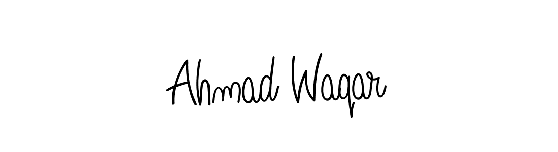 How to make Ahmad Waqar signature? Angelique-Rose-font-FFP is a professional autograph style. Create handwritten signature for Ahmad Waqar name. Ahmad Waqar signature style 5 images and pictures png