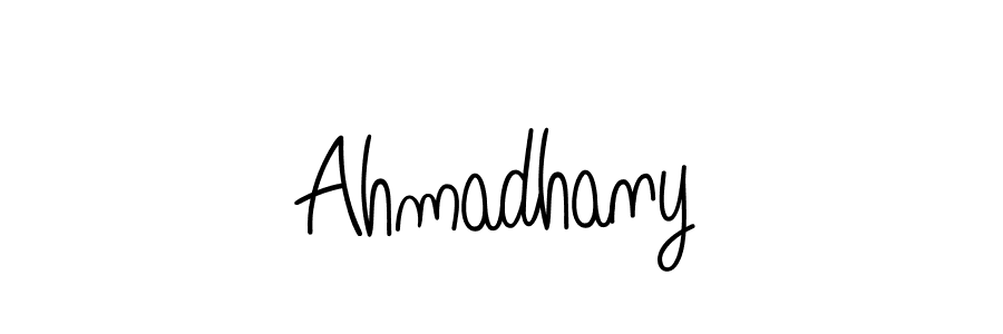 Also we have Ahmadhany name is the best signature style. Create professional handwritten signature collection using Angelique-Rose-font-FFP autograph style. Ahmadhany signature style 5 images and pictures png