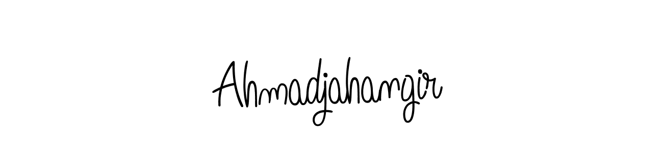 Also we have Ahmadjahangir name is the best signature style. Create professional handwritten signature collection using Angelique-Rose-font-FFP autograph style. Ahmadjahangir signature style 5 images and pictures png