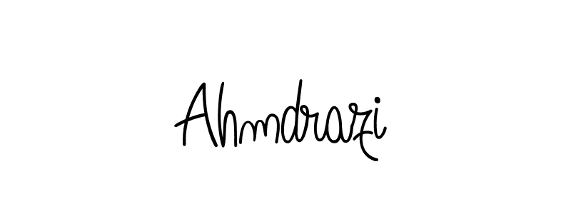 How to make Ahmdrazi signature? Angelique-Rose-font-FFP is a professional autograph style. Create handwritten signature for Ahmdrazi name. Ahmdrazi signature style 5 images and pictures png