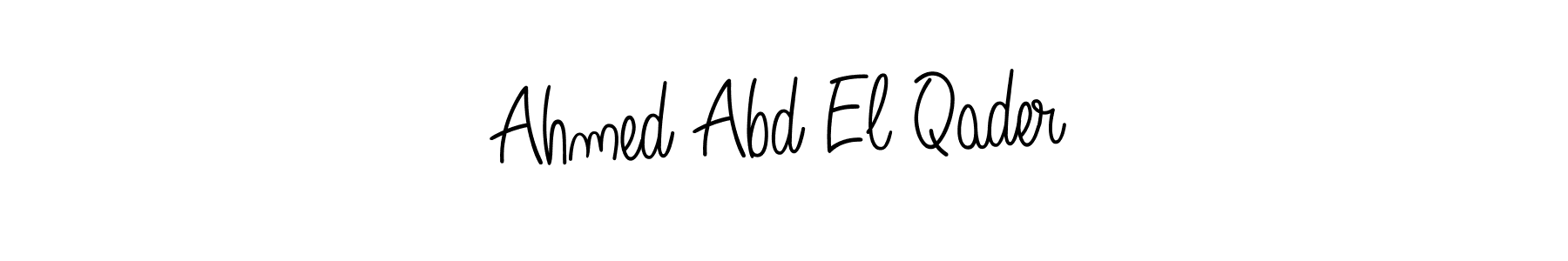 Also we have Ahmed Abd El Qader name is the best signature style. Create professional handwritten signature collection using Angelique-Rose-font-FFP autograph style. Ahmed Abd El Qader signature style 5 images and pictures png