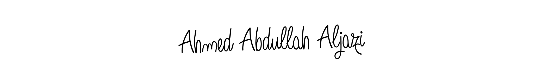 Make a beautiful signature design for name Ahmed Abdullah Aljazi. With this signature (Angelique-Rose-font-FFP) style, you can create a handwritten signature for free. Ahmed Abdullah Aljazi signature style 5 images and pictures png