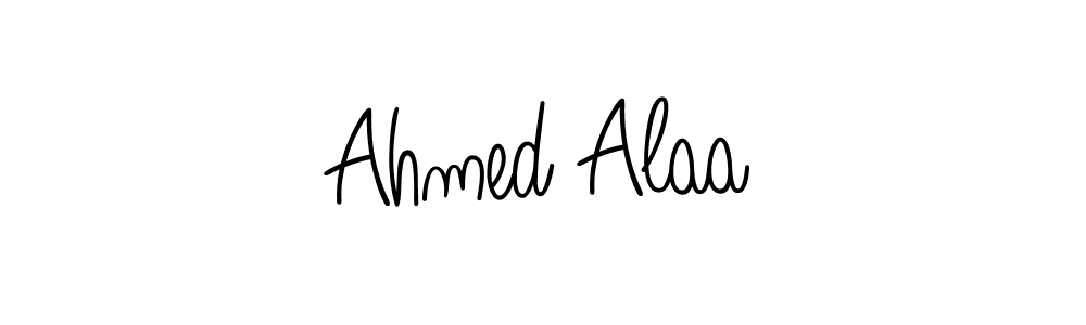Also we have Ahmed Alaa name is the best signature style. Create professional handwritten signature collection using Angelique-Rose-font-FFP autograph style. Ahmed Alaa signature style 5 images and pictures png