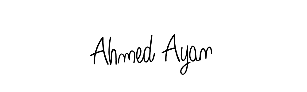 You can use this online signature creator to create a handwritten signature for the name Ahmed Ayan. This is the best online autograph maker. Ahmed Ayan signature style 5 images and pictures png