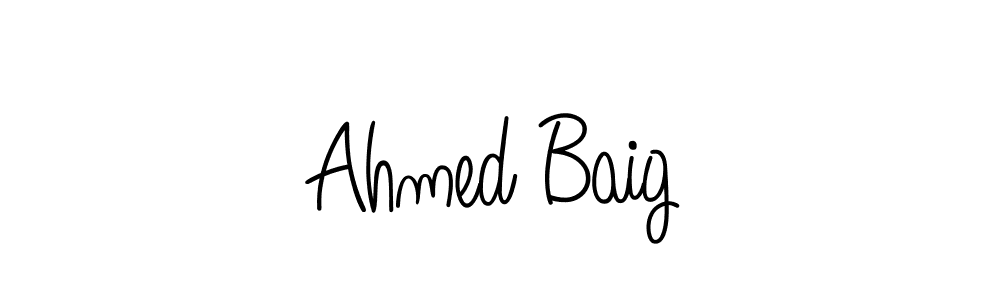 Make a short Ahmed Baig signature style. Manage your documents anywhere anytime using Angelique-Rose-font-FFP. Create and add eSignatures, submit forms, share and send files easily. Ahmed Baig signature style 5 images and pictures png