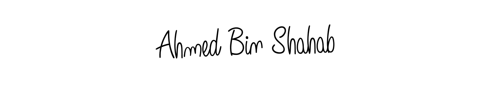 Make a beautiful signature design for name Ahmed Bin Shahab. Use this online signature maker to create a handwritten signature for free. Ahmed Bin Shahab signature style 5 images and pictures png
