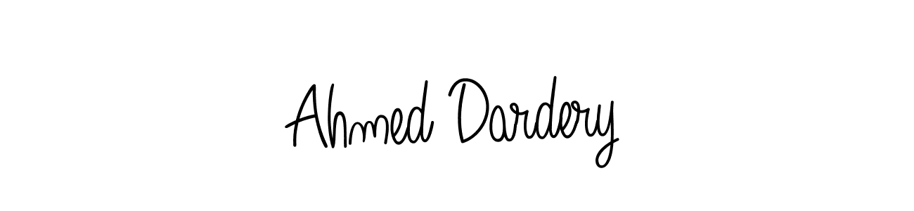 You should practise on your own different ways (Angelique-Rose-font-FFP) to write your name (Ahmed Dardery) in signature. don't let someone else do it for you. Ahmed Dardery signature style 5 images and pictures png