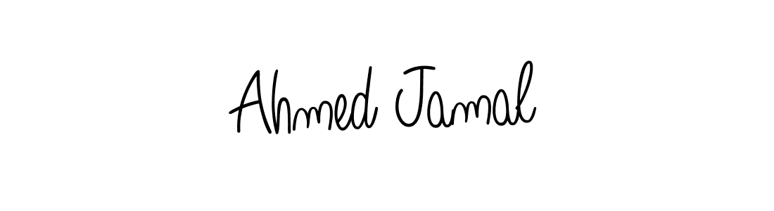 This is the best signature style for the Ahmed Jamal name. Also you like these signature font (Angelique-Rose-font-FFP). Mix name signature. Ahmed Jamal signature style 5 images and pictures png