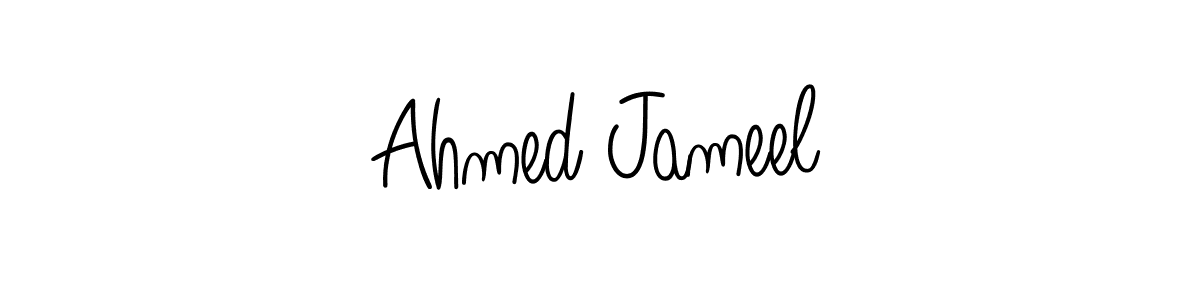 Design your own signature with our free online signature maker. With this signature software, you can create a handwritten (Angelique-Rose-font-FFP) signature for name Ahmed Jameel. Ahmed Jameel signature style 5 images and pictures png