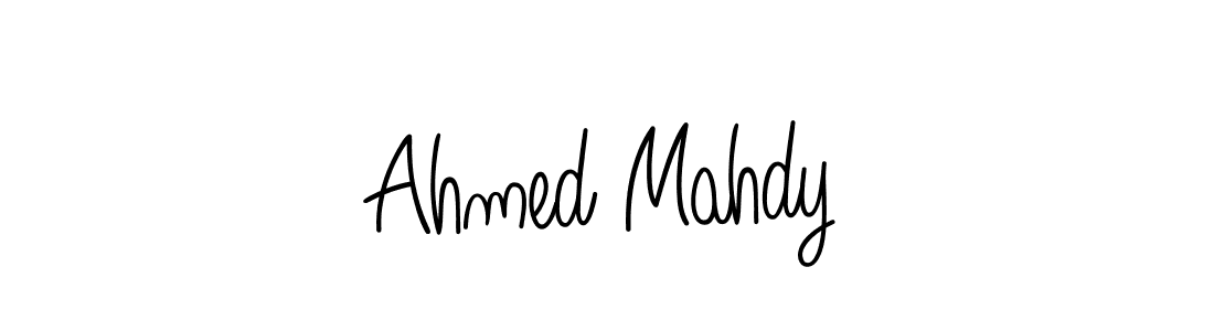 Design your own signature with our free online signature maker. With this signature software, you can create a handwritten (Angelique-Rose-font-FFP) signature for name Ahmed Mahdy. Ahmed Mahdy signature style 5 images and pictures png