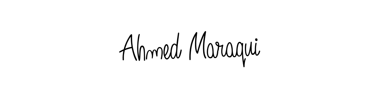 Make a beautiful signature design for name Ahmed Maraqui. With this signature (Angelique-Rose-font-FFP) style, you can create a handwritten signature for free. Ahmed Maraqui signature style 5 images and pictures png