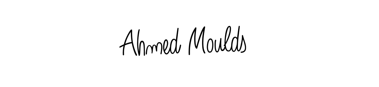 if you are searching for the best signature style for your name Ahmed Moulds . so please give up your signature search. here we have designed multiple signature styles  using Angelique-Rose-font-FFP. Ahmed Moulds  signature style 5 images and pictures png