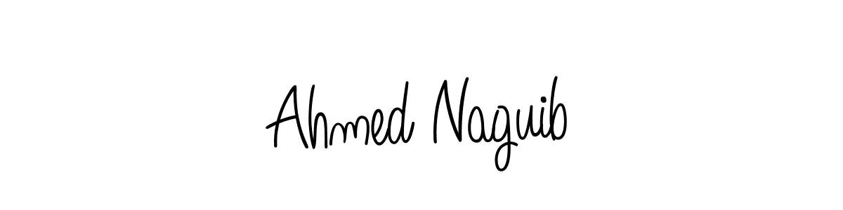 How to make Ahmed Naguib signature? Angelique-Rose-font-FFP is a professional autograph style. Create handwritten signature for Ahmed Naguib name. Ahmed Naguib signature style 5 images and pictures png