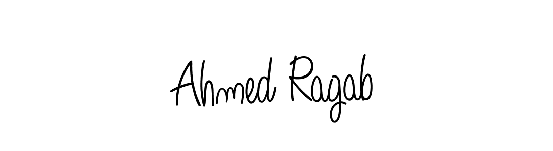 Make a beautiful signature design for name Ahmed Ragab. With this signature (Angelique-Rose-font-FFP) style, you can create a handwritten signature for free. Ahmed Ragab signature style 5 images and pictures png