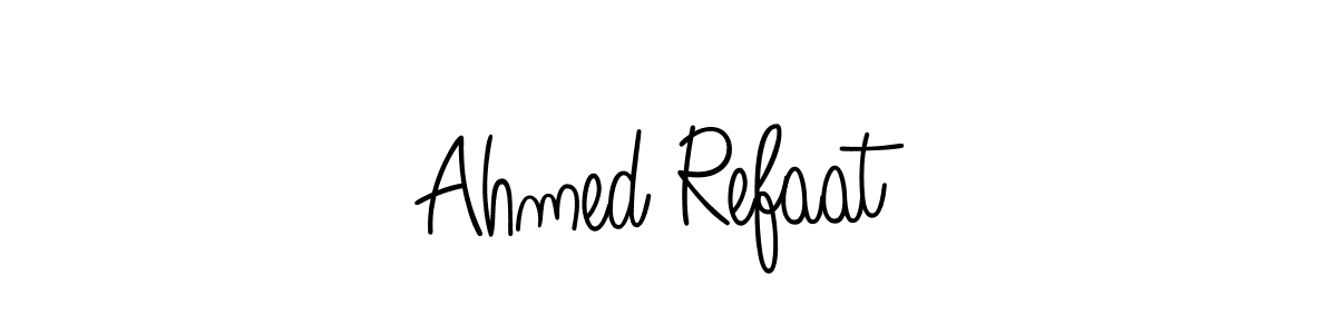 Angelique-Rose-font-FFP is a professional signature style that is perfect for those who want to add a touch of class to their signature. It is also a great choice for those who want to make their signature more unique. Get Ahmed Refaat name to fancy signature for free. Ahmed Refaat signature style 5 images and pictures png